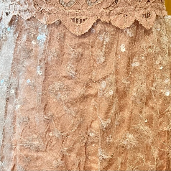 Free People Adella Sequin Slip Dress Sz-S - Picture 9 of 10